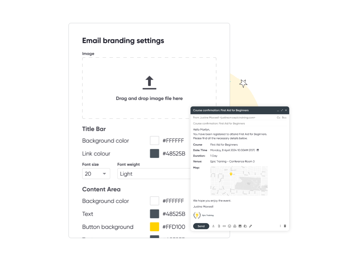 screenshot of Arlo Training Management Software